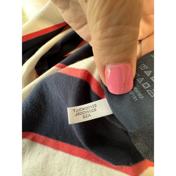 Tommy Hilfiger Nautical Stripe Fit & Flare Dress | Size L - Picture 9 of 9